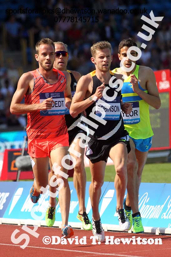 Mens 3000 metres, IAAF Diamond League, Birmingham. Photo: David T. Hewitson/Sports for All Pics